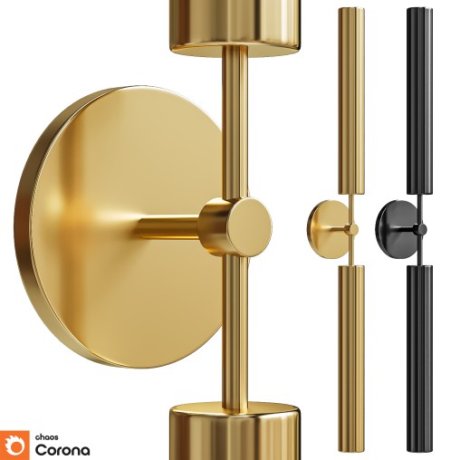 Astrid Two Head Wall Vanity Light