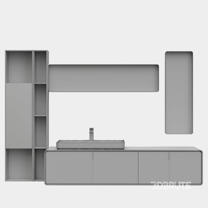 Bathroom furniture Gamadecor Ciclo Image 3