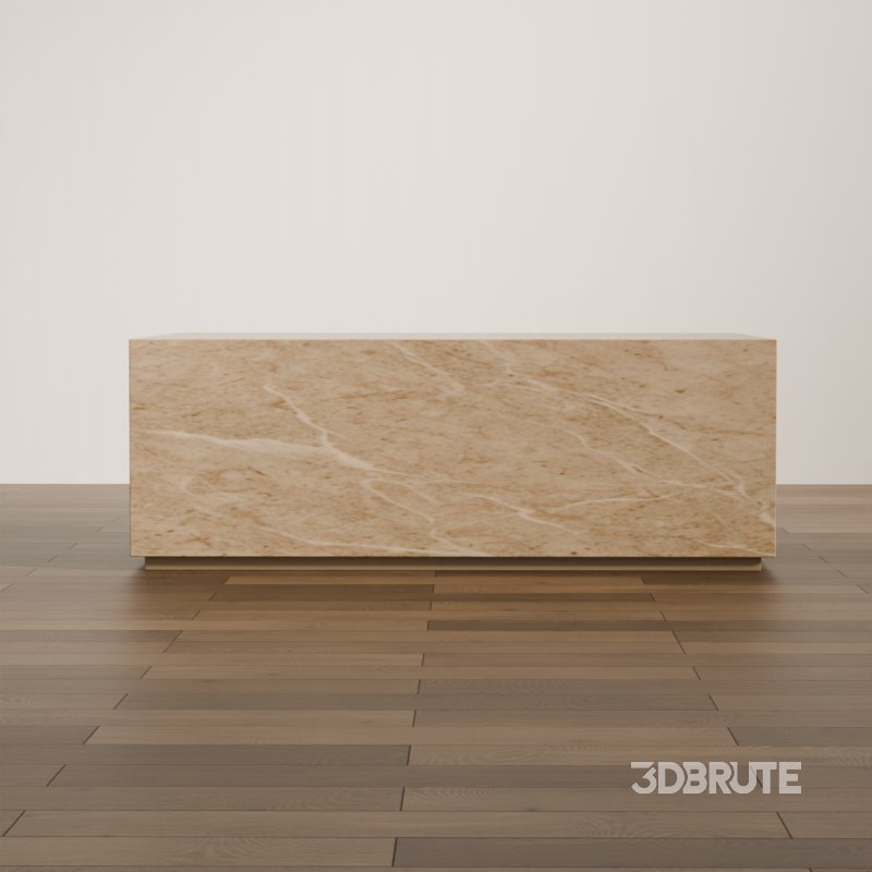 Minimalist Marble Coffee Table Image 3