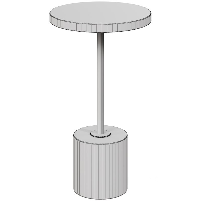 John Richard Brass And Acrylic Martini Side Table Short Image 1