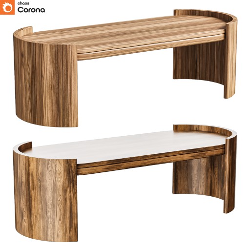 Hug M Oval Coffee Table