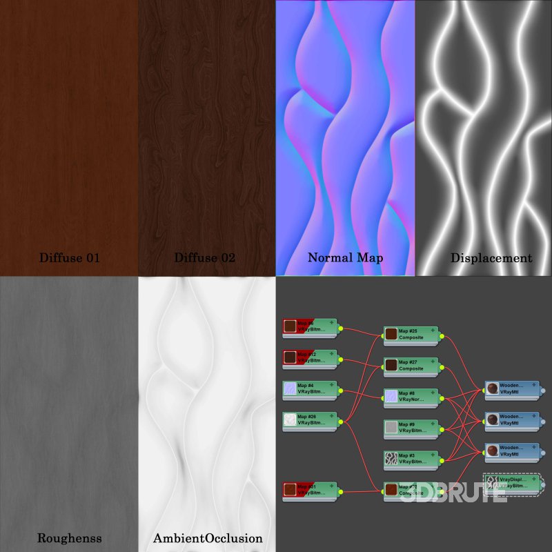 Wooden Wall Decoration 02 Image 4