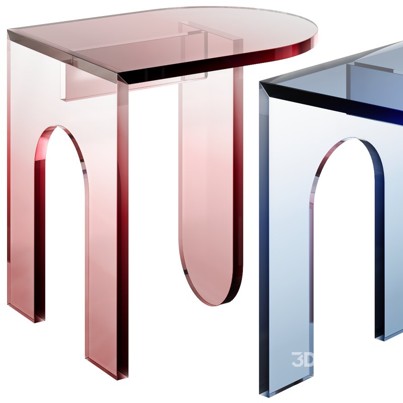 Arch Inspired Acrylic Side Table by Arch Under the Table Image 4