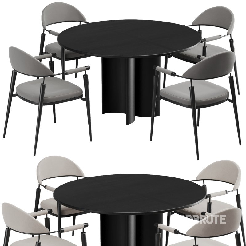 Dinning chair and table277 Image 1