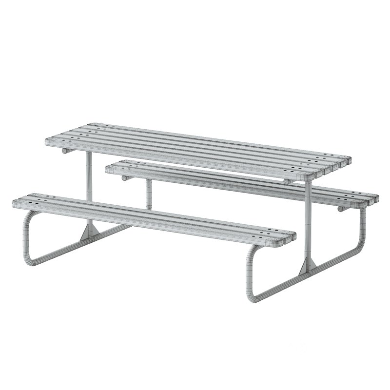 METAL PICNIC TABLE 113 Image 3