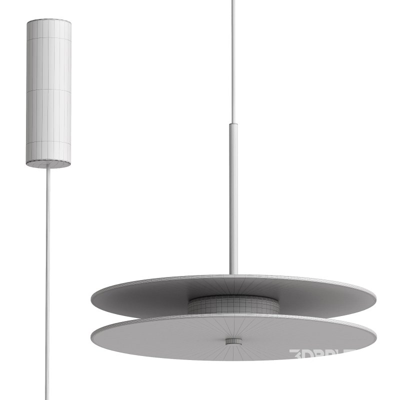 Creative Disc Art Pendant Image 3