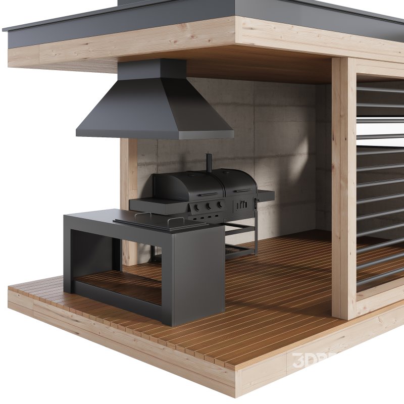 Modern Outdoor Kitchen 26 Image 8