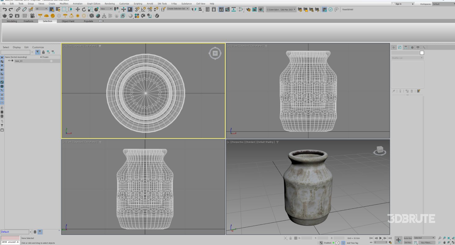 Old Clay Vase Image 15