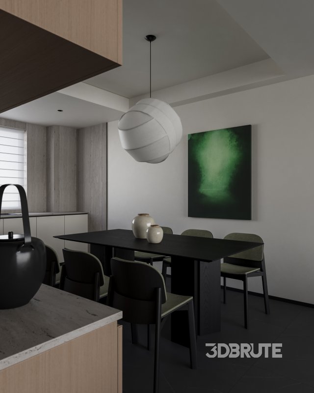 Modern living and dining room Image 7