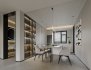 Modern living room and dining room interior scene - Thumbnail 1