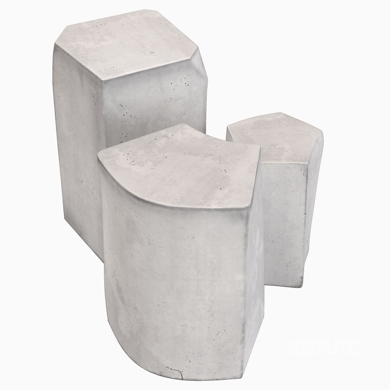 WHITE SIDE TABLE by Tanika Jellis Image 1