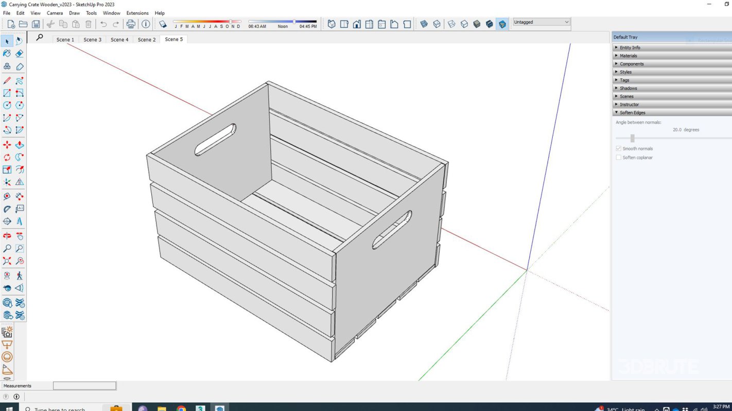 Carrying Crate Wooden Image 7