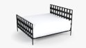 Black Metal Bed - Thumbnail 5