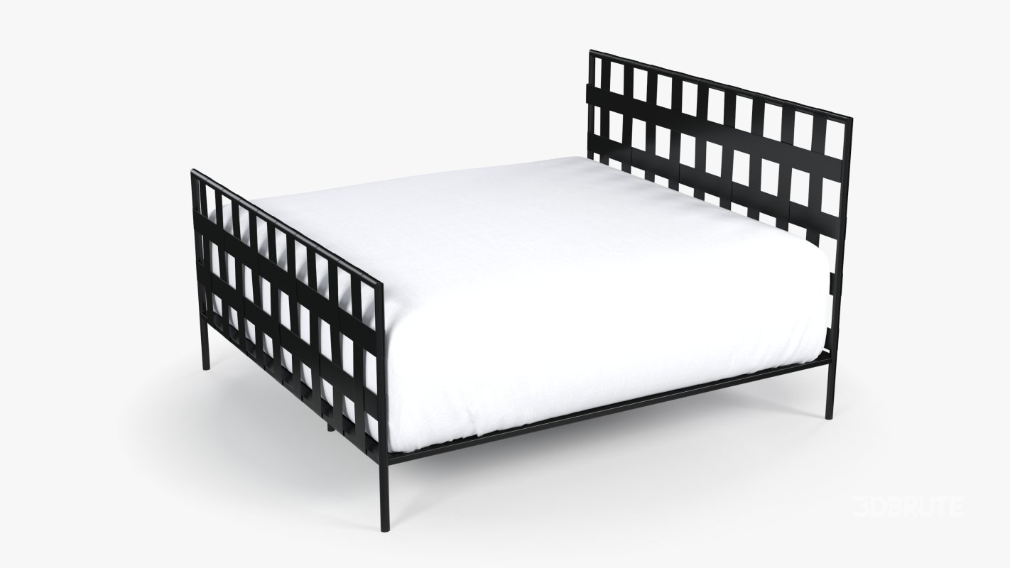 Black Metal Bed Image 5