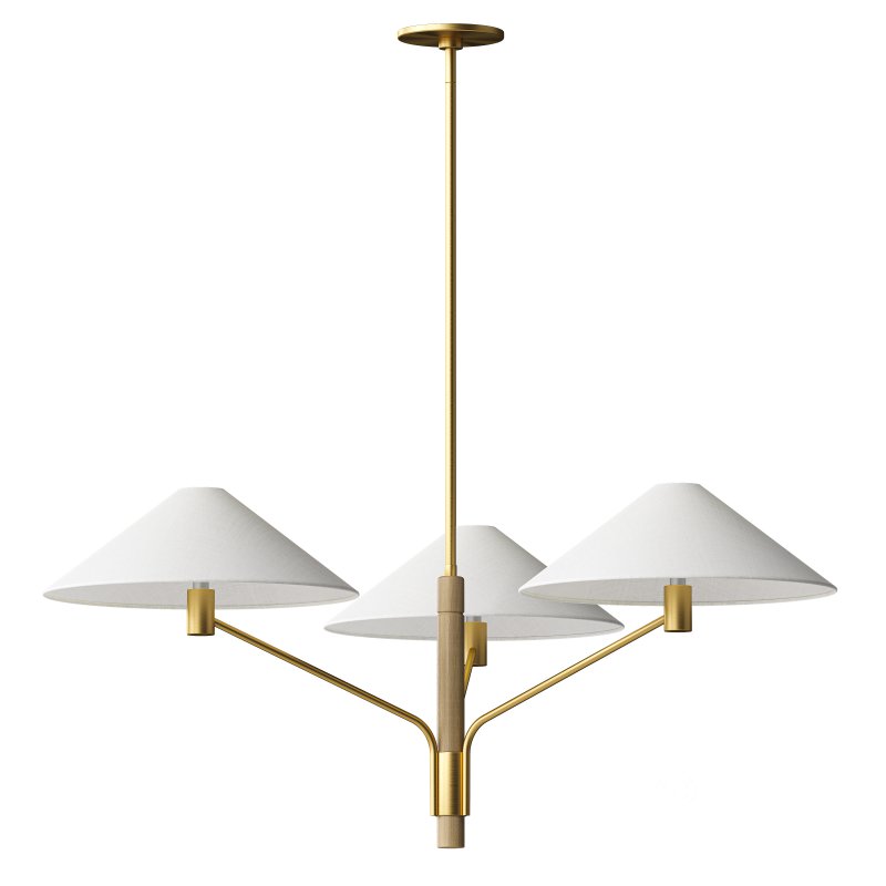 Devon 3-Light Chandelier Image 3