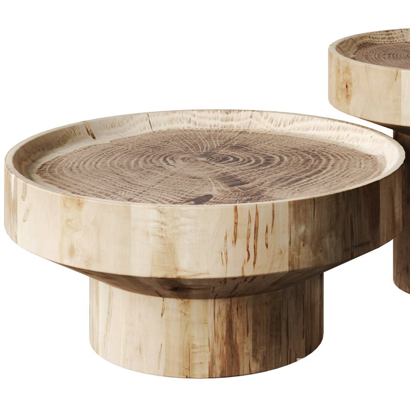 Saman Wood Round Tables by Beautifully Unique Image 3