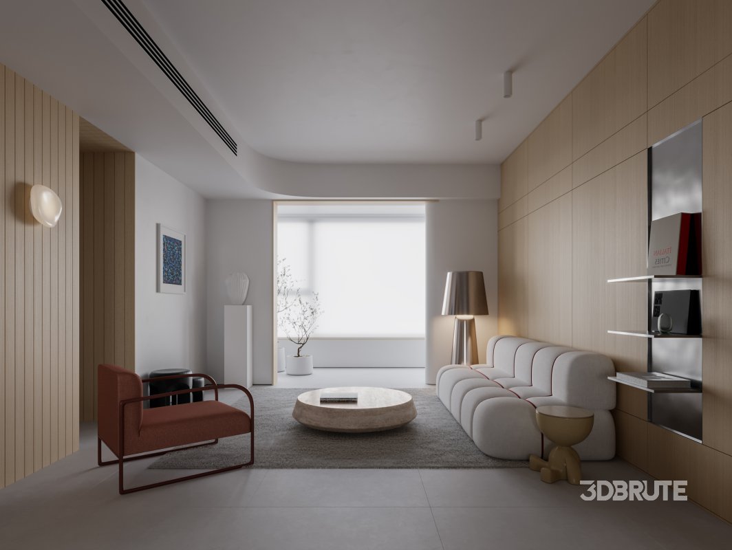 Modern living and dining room Image 1