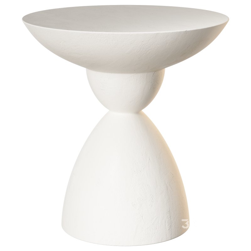 Marasai Plaster Side Table by Elizabeth Parker of Blanche Jelly Image 2