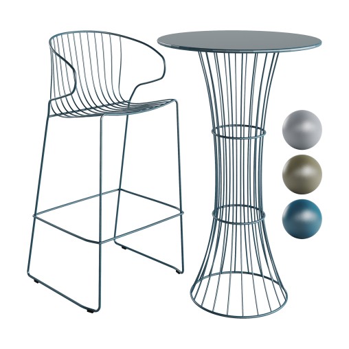 BOLONIA Stool and Table by iSimar