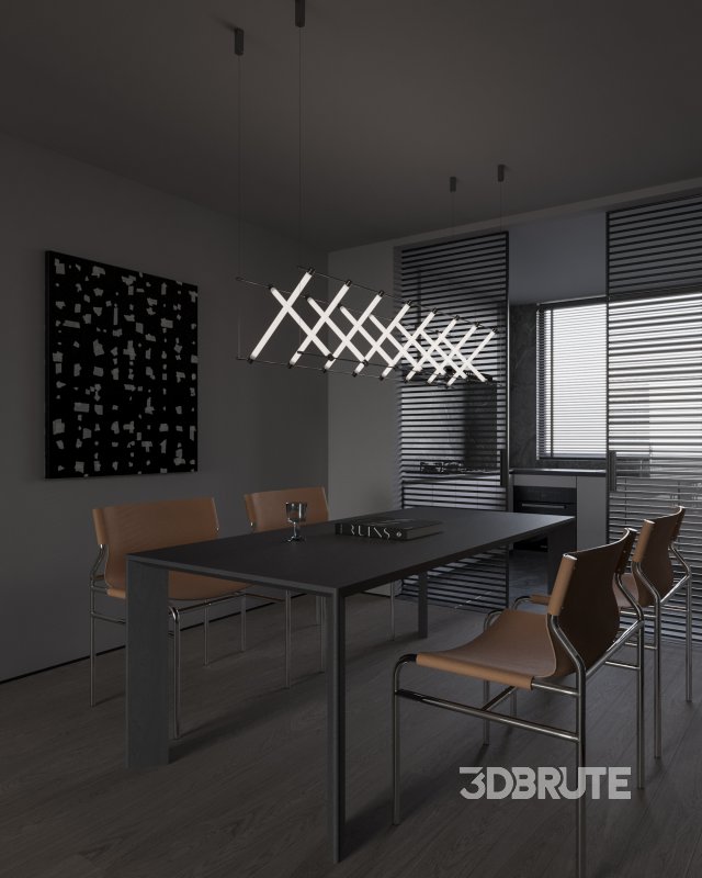 Modern living and dining room Image 3