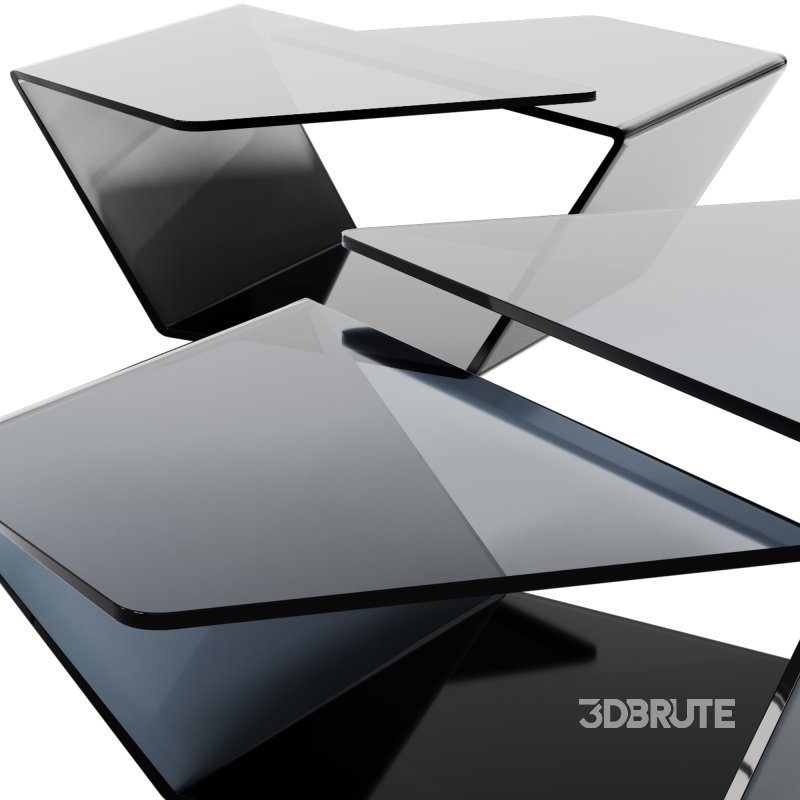 All Glass Cocktail Table by Chintaly Imports Image 3