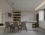 Modern living room and dining room interior scene - Thumbnail 2