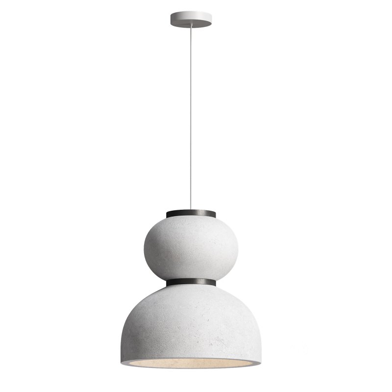 Pumpkin Shape Concrete Pendant Image 3