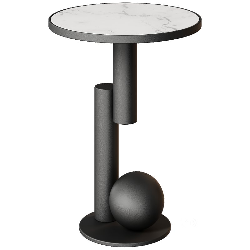 Simple Round Side Table by Unique Home Decor Image 7