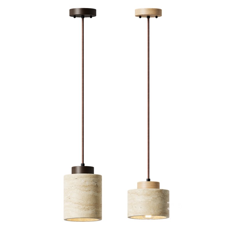 Traditional Vintage Cylinder Pendant Light Image 4