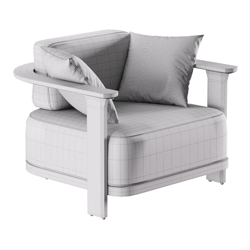 Dune Aluminum Lounge Chair Image 2