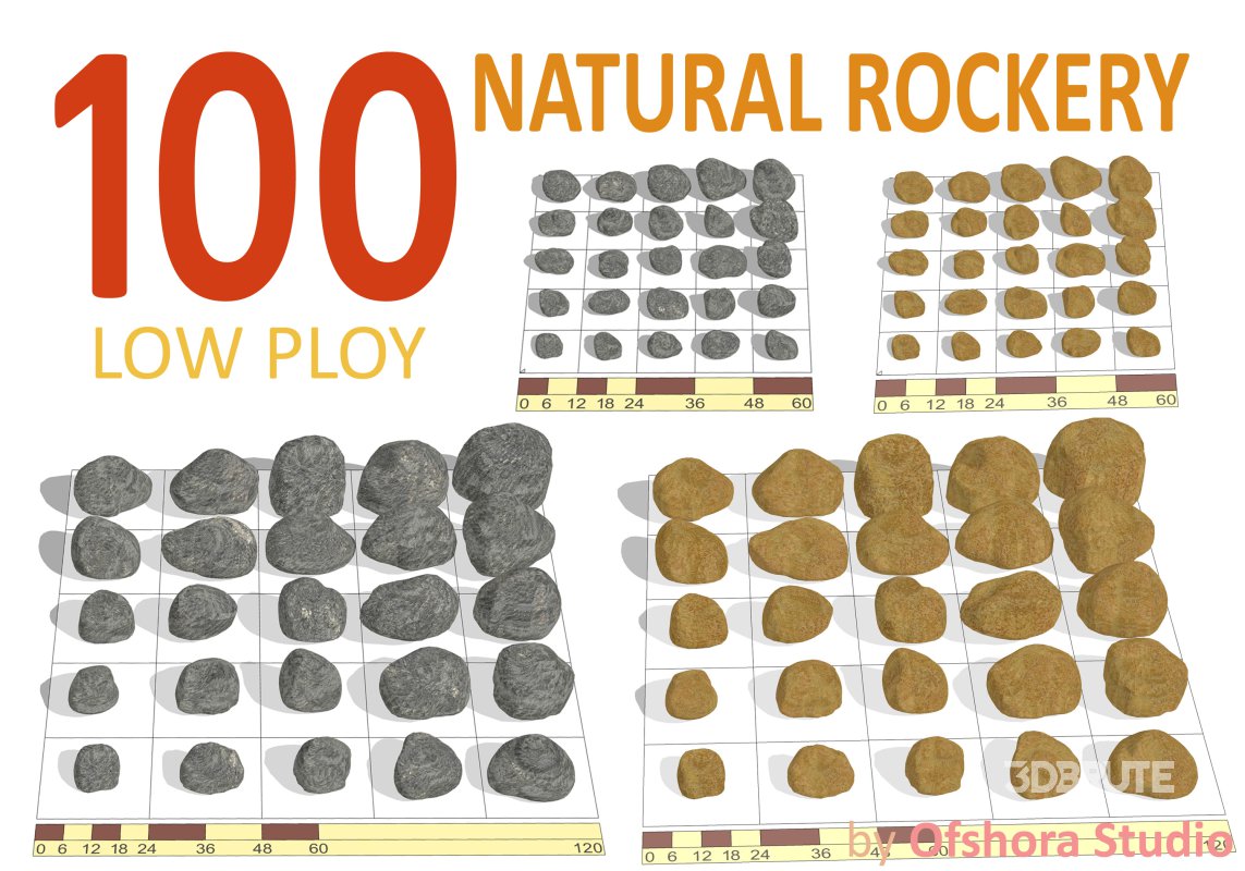 Rockery Natural Gold Gray 6-24inch Image 2
