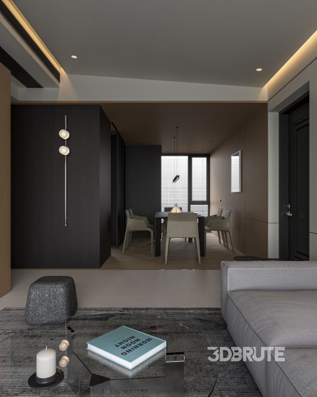 Modern living and dining room Image 5