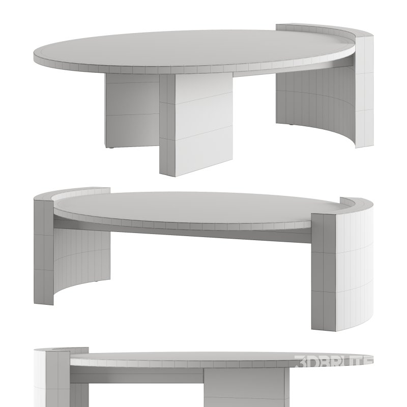JIA OVAL Coffee Table by Atelier De Troupe Image 3