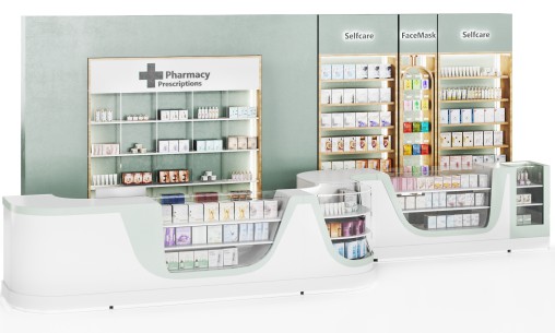 pharmacy 03 and drugstore showcase