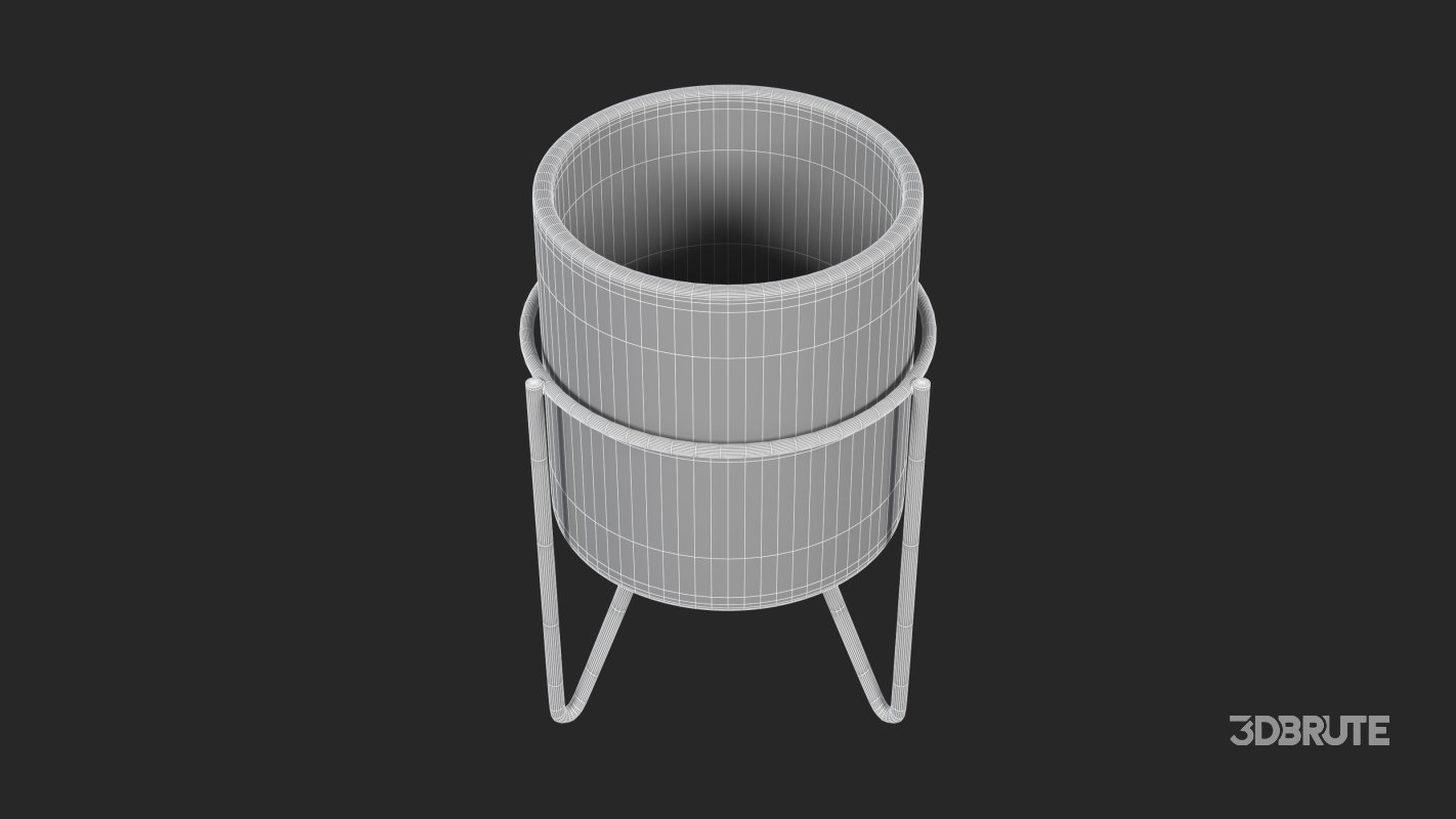 Turquoise Ceramic Pot Image 12