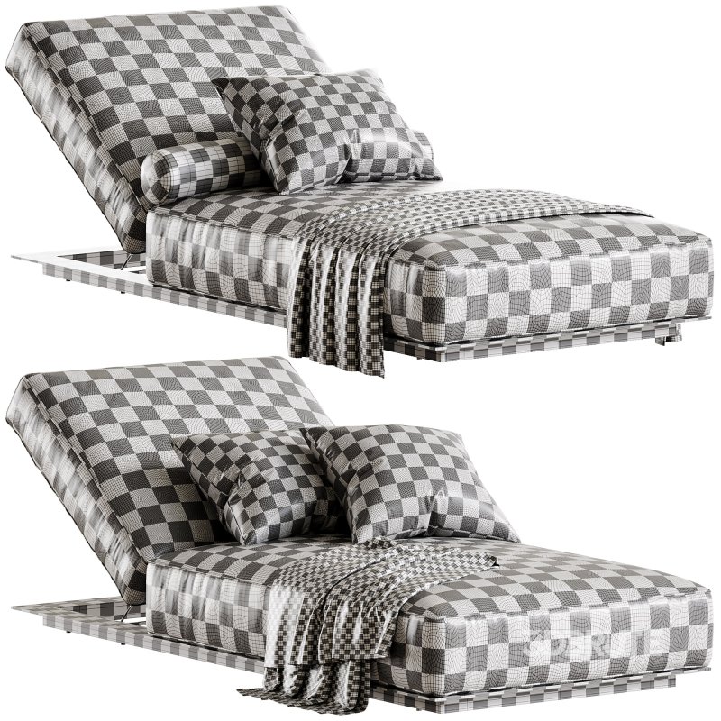 Santorini Outdoor Sun Lounge Image 6