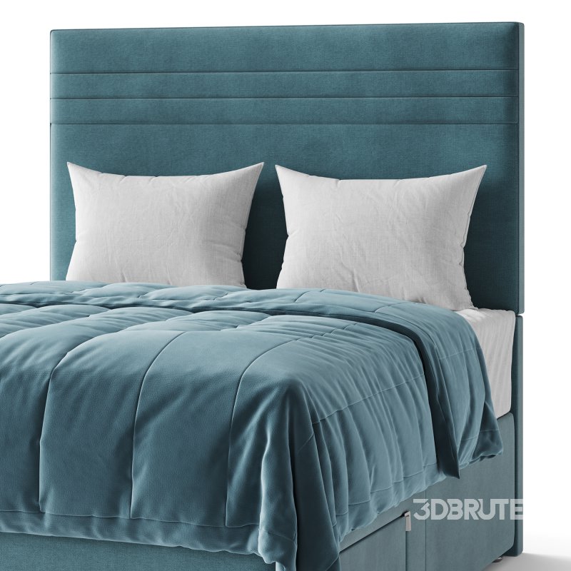 iGel Advance 2050i Divan Bed Set On Glides Image 8