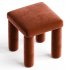 Temi Stool in Teja by Sun at Six, Minimalist Velvet Stool - Thumbnail 1