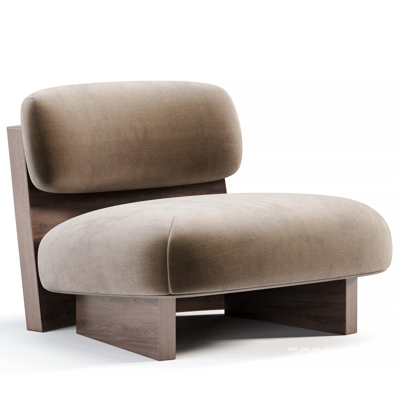 Jia Chair And Ottoman Image 1