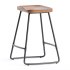 Rodriques Counter Stool with Metal Frame - Thumbnail 1
