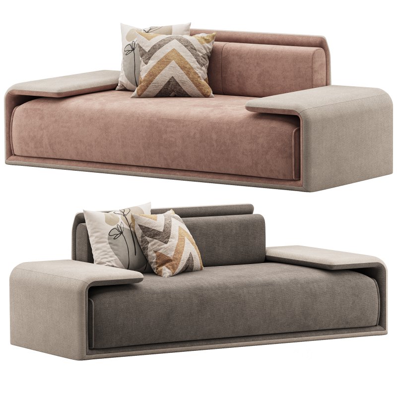 Modern Dark Grey Upholstered Image 1