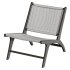 Hamma teak and natural rattan armchair - Thumbnail 6