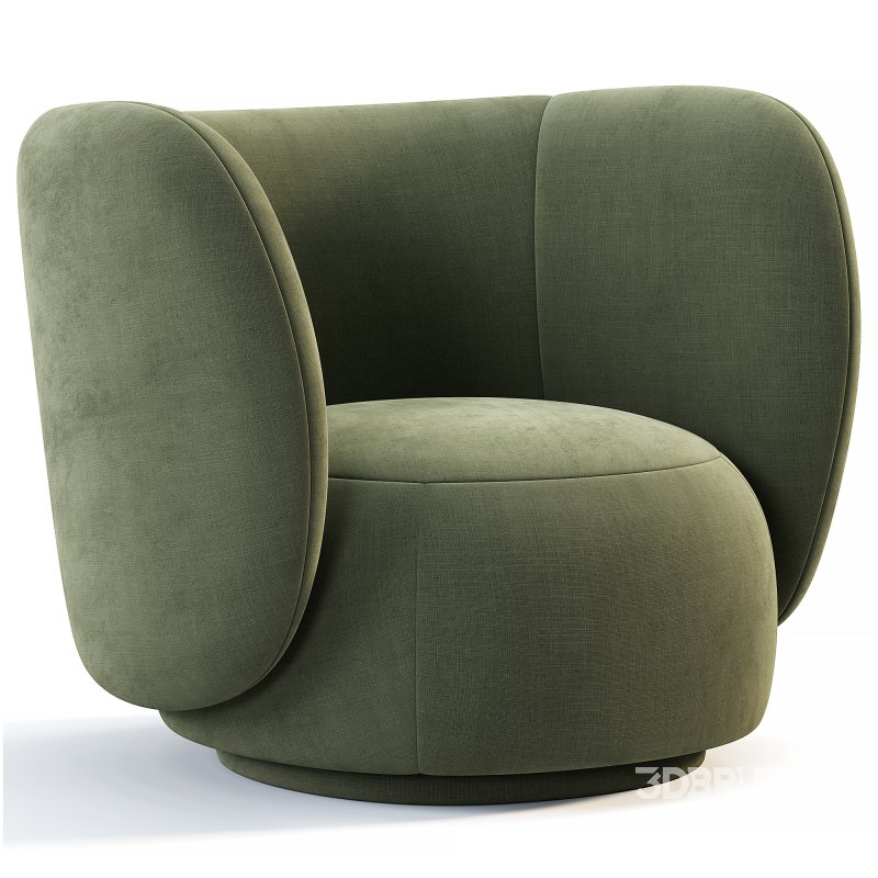Rico Lounge Chair With Swivel Base Image 3