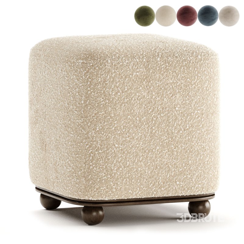 Arie Ottoman Pouf Image 2