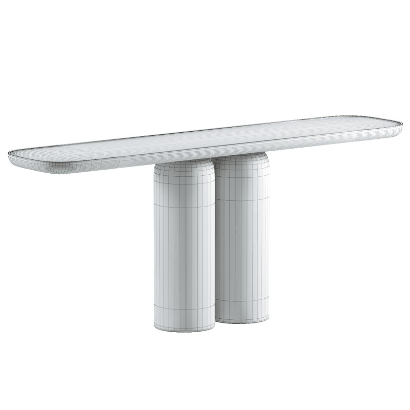 Cupola Carved Console Table Image 7