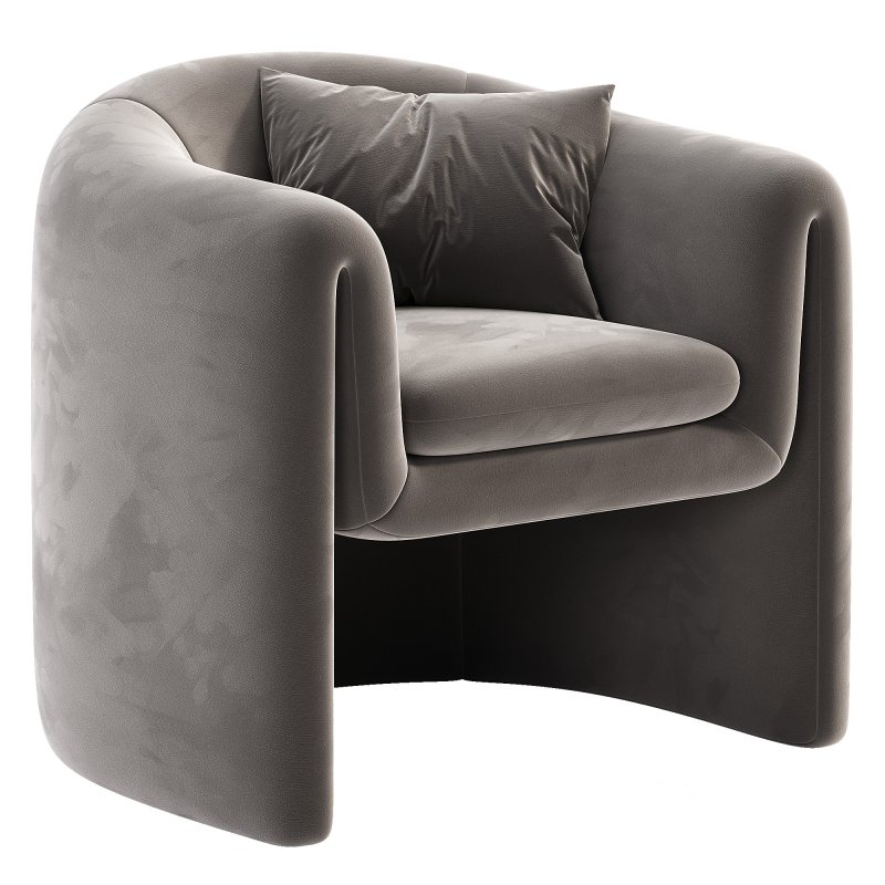 Boucle Armchair Image 4