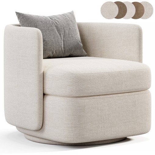 Swivel Chair Dandy Velvet