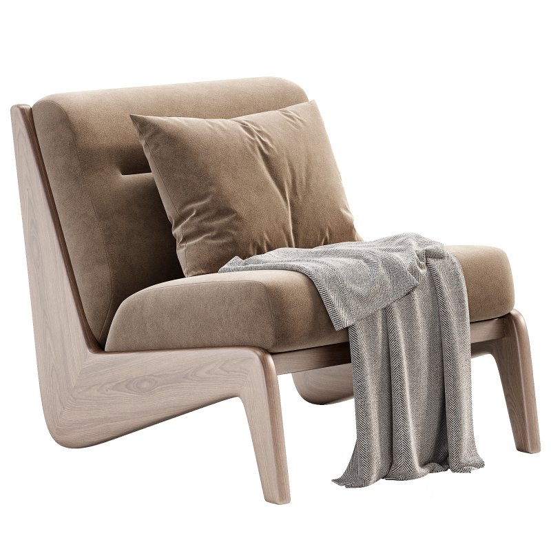 Fletcher Outdoor Armless Chair Natural Image 4