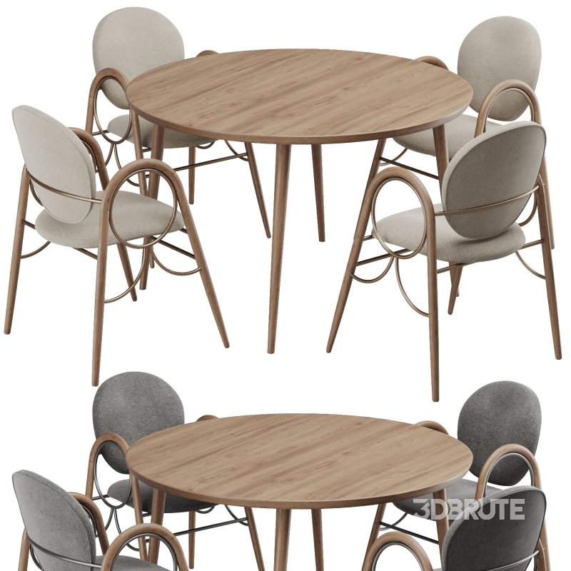 Dinning chair and table283 Image 1