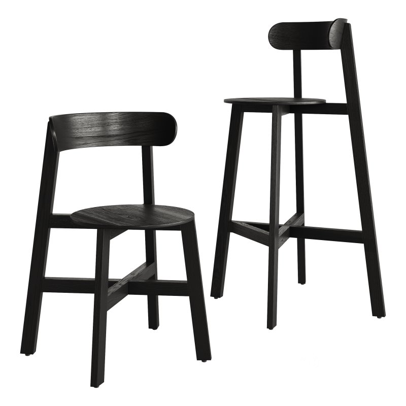 Roda Chair and Bar Stool by Branca Lisboa Image 3